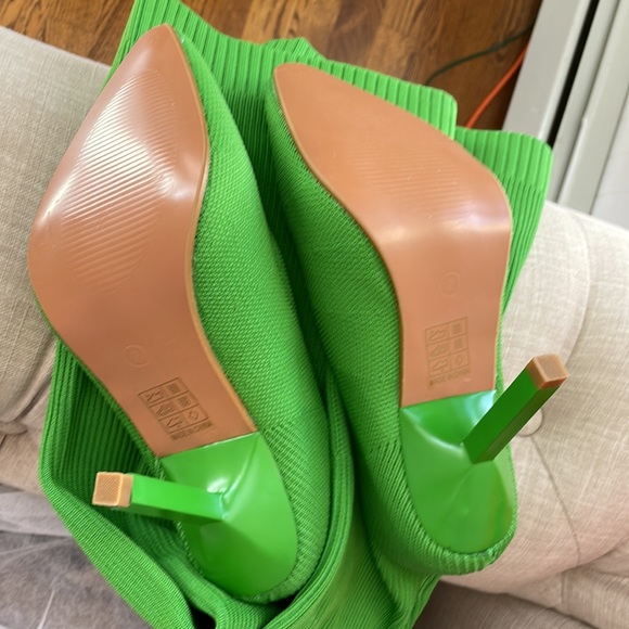 SHEIN Green over the knee boots - Picture 4 of 7